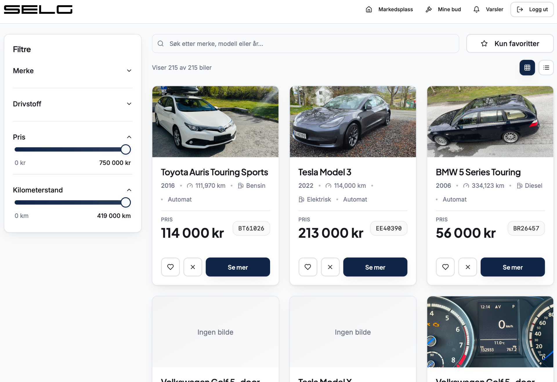 SELG — Marketplace